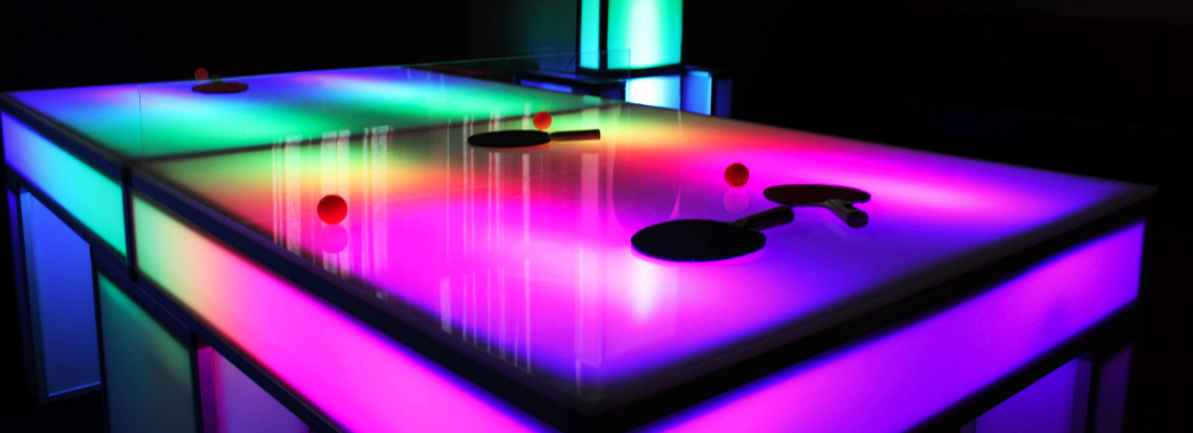 light up ping pong table for sale