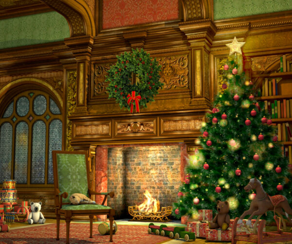 Holiday Fireplace - In The Event