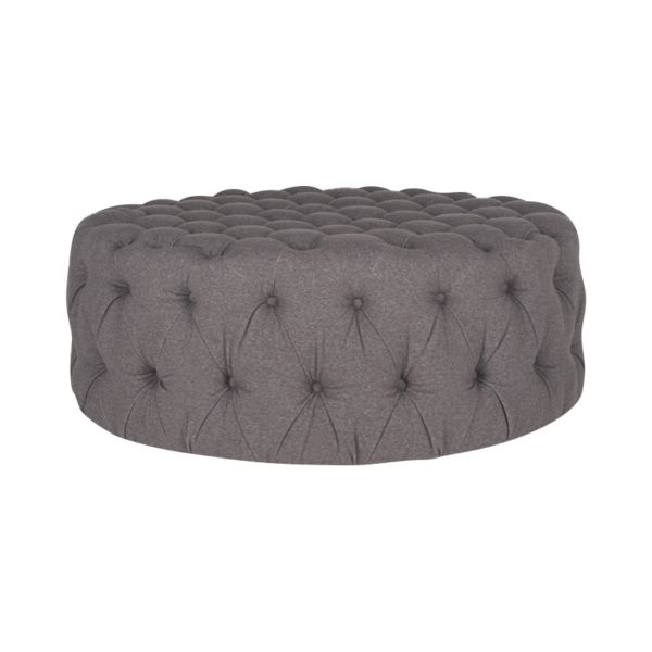 Gray Tufted Ottomans